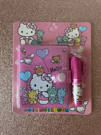 Mini carnet + stylo hello kitty