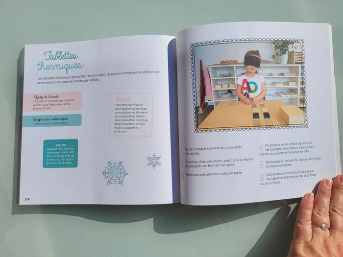 Livre les 5 Sens, 50 activités Montessori pour découvrir le monde autrement - photo numéro 18