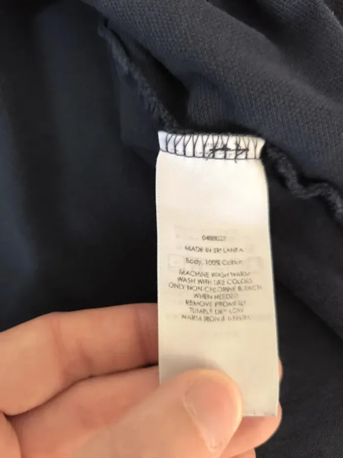 Polo Ralph Lauren homme custom fit L marine logo jaune quelques défauts - photo numéro 13