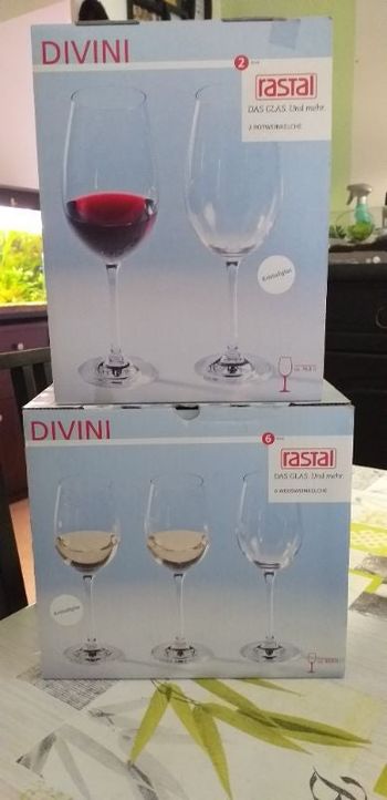 Lot de verres en cristal