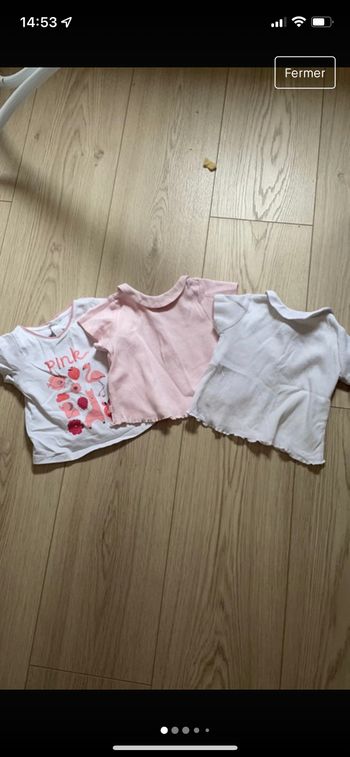 Lot de 3 t shirt