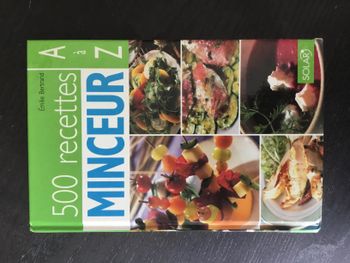 Livre 500 recettes minceur de A à Z		