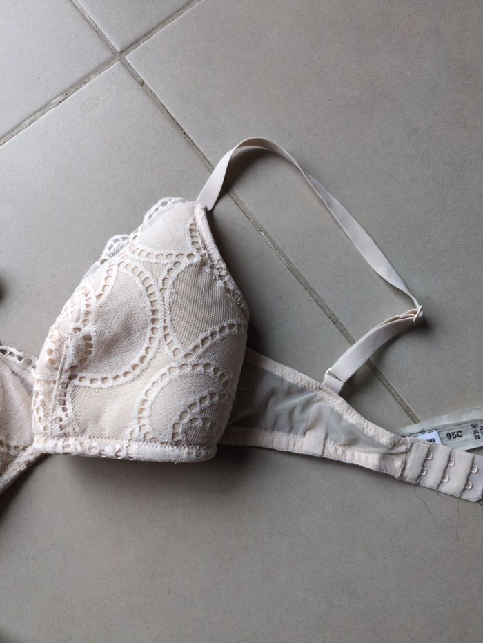 Soutien gorge rose pâle sans baleine - photo numéro 3