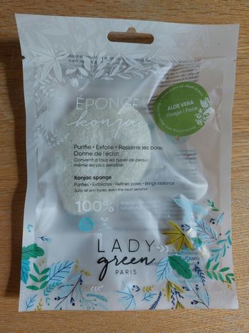 Éponge konzac de Lady Green Paris