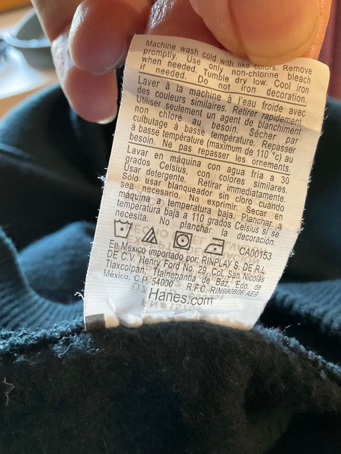 Sweat à col rond noir pour homme Champion taille M 637 - photo numéro 10