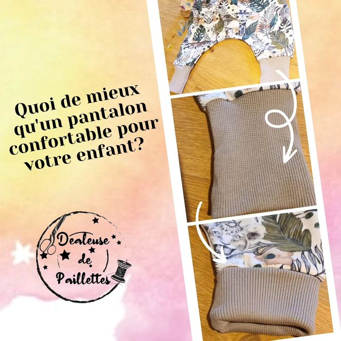 Sarouel savane beige 12mois - photo numéro 3