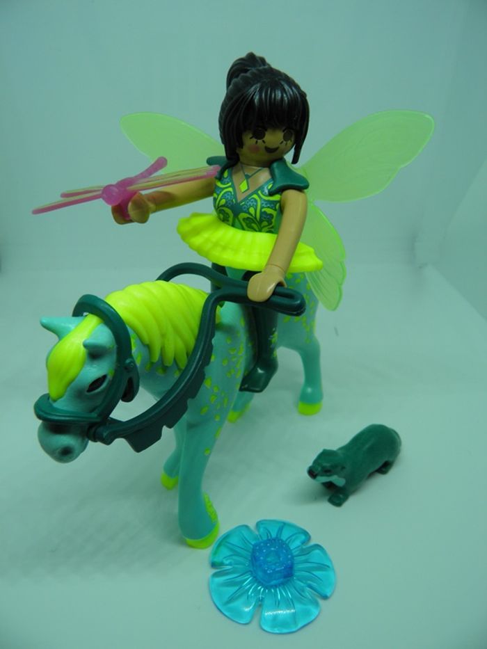 Playmobil 9137 Fée avec cheval complet + boîte - photo numéro 2