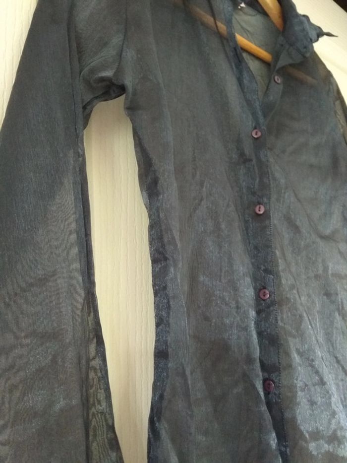 Chemise tulle transparente T36 - photo numéro 2
