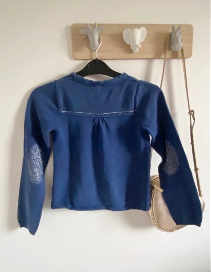 Gilet bleu avec coudières Orchestra 6 ans - photo numéro 5