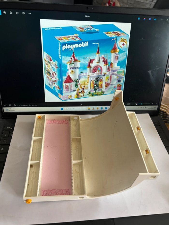 Pièces détachées Partie de mur arrondie 30228842 Palais de princesse playmobil 5142