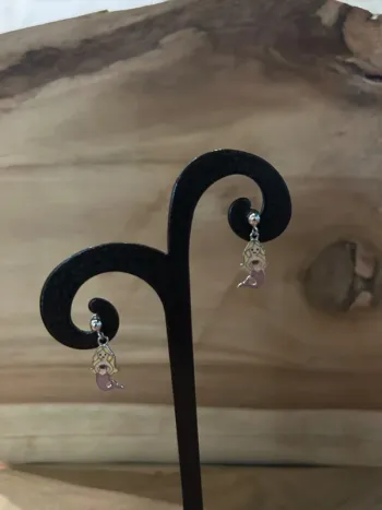 Boucles d’oreilles sirène en argent