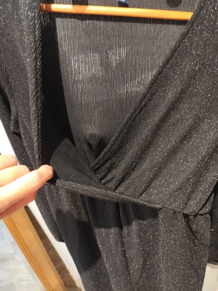 Combinaison maternité noir pailleté - photo numéro 4