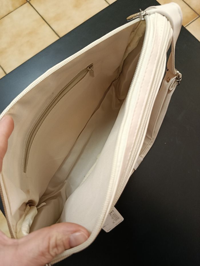 Sac à mains beige rosé - Maxfly - photo numéro 3