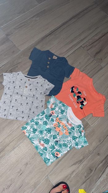 Lot tee-shirts 3mois 🌞
