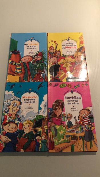 4 livres l’école d’Agathe