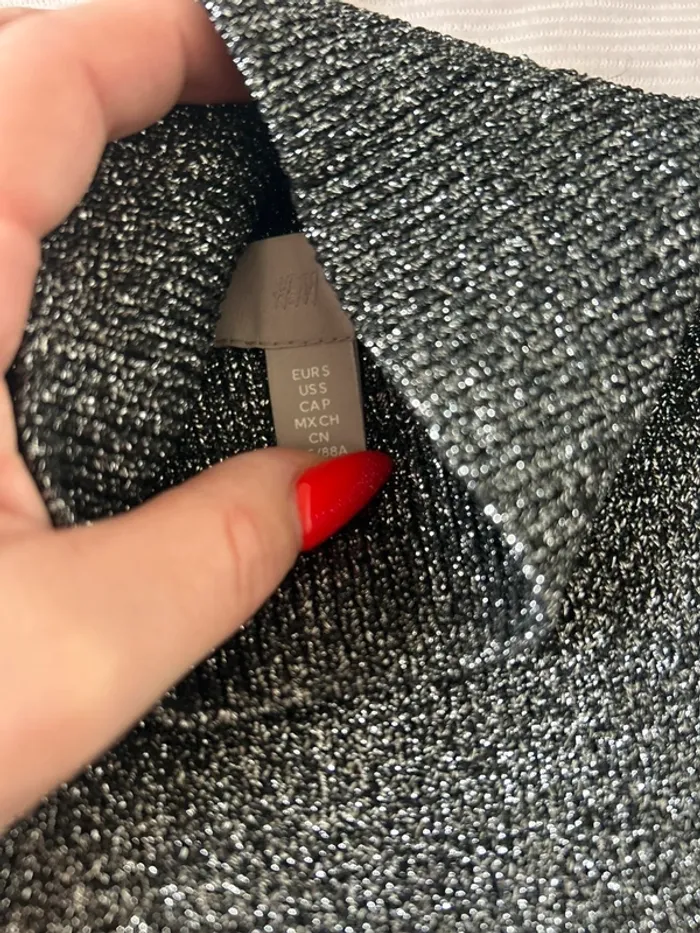 Débardeur gris argenté, H&M taille S - photo numéro 9