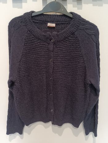 Gilet à grosses mailles