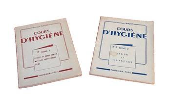 Monique Maquin Cours D' Hygiène   Tome 1 et Tome 2  (1960)