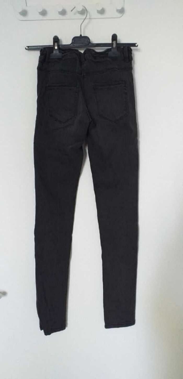 Pantalon jean fille kiabi noir 12 ans - photo numéro 5