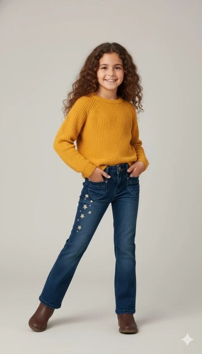 Jean bootcut 8 ans