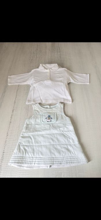 Robe et haut bébé 3 mois