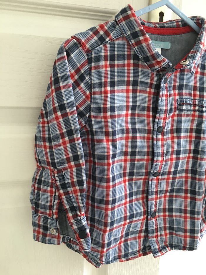 Chemise garçon manches longues Okaidi 18 mois - photo numéro 2