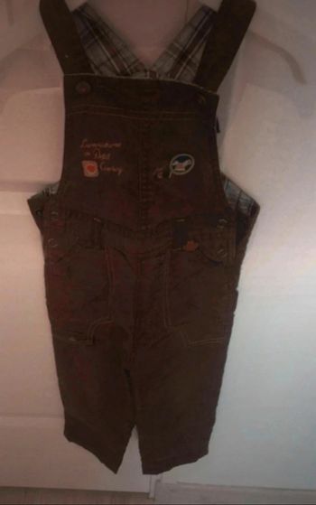 Salopette garçon sergent major 18 mois