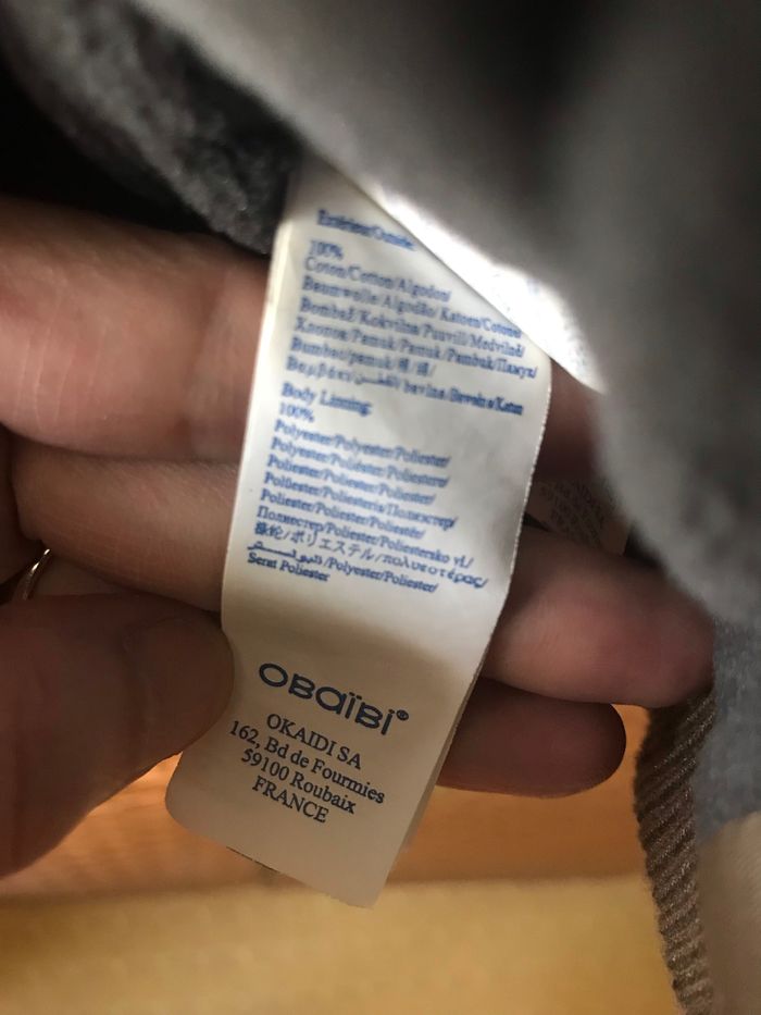 Blouson chaud avec capuche amovible Obaibi 3 mois - photo numéro 6