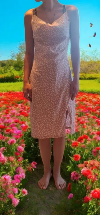 Robe floral femme
