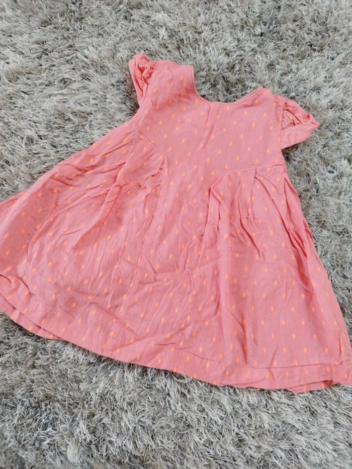 Lot de deux robes bébé fille était à 6 mois - photo numéro 4