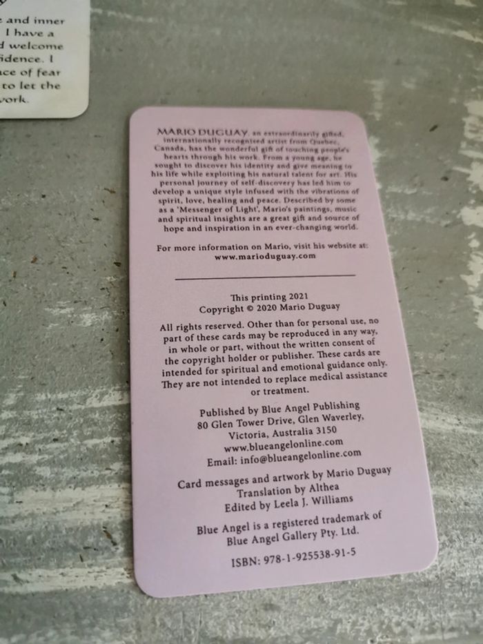 Cartes healing energy oracle - photo numéro 3