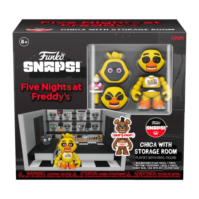 Figurine FNAF - Storage Room w/ Chica - Snap Playset Funko