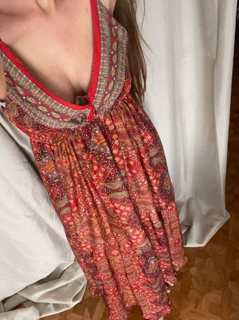 Robe longue et fluide à motif