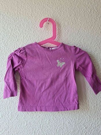 tee-shirt violet papillon graine de rêve