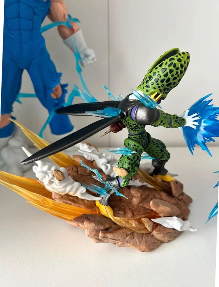 Figurine dragon ballz sangoku vs cell - photo numéro 3