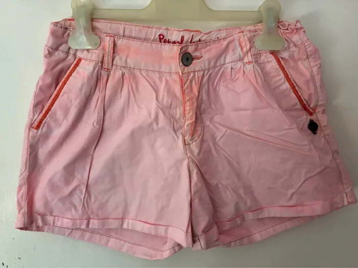Short jeans rose effet délavé, taille 164 (14 ans), Petrol Industries. - photo numéro 2