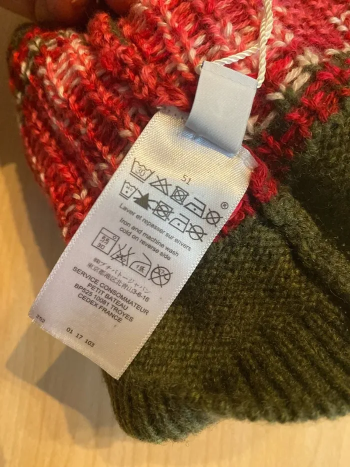 Bonnet Petit bateau taille 51 cm Neuf - photo numéro 4