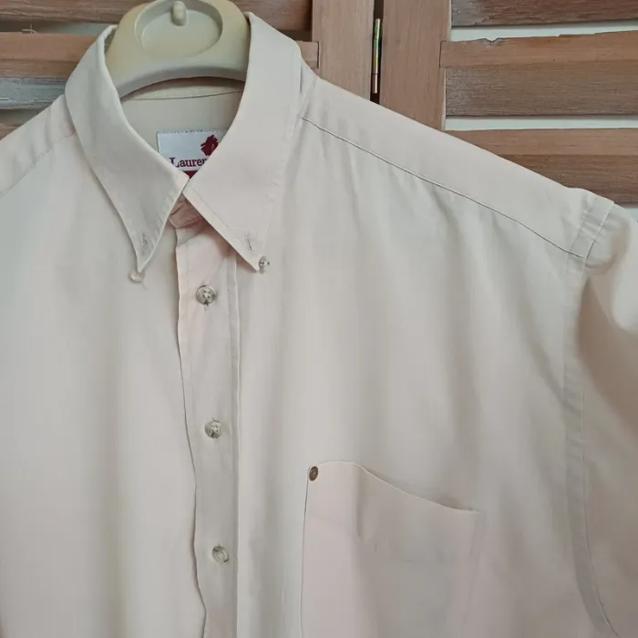 Chemise Homme taille L/XLbeige Laurent Cerrer - photo numéro 4