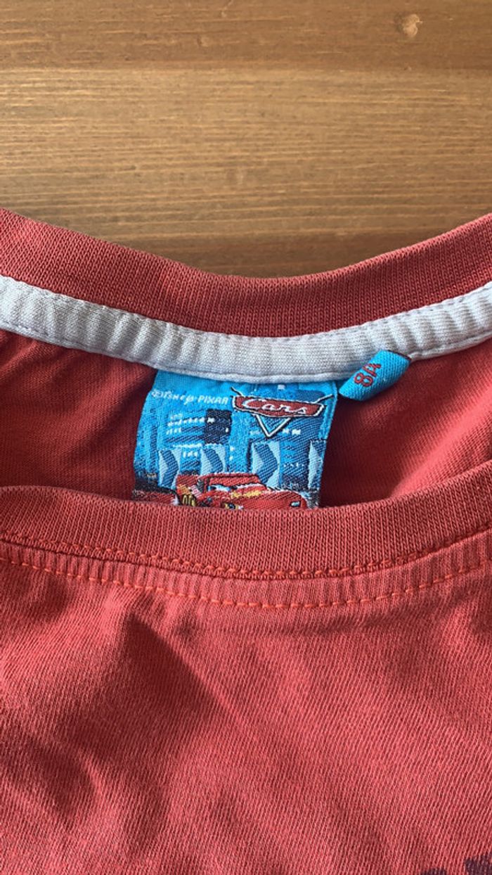 Tee-shirts rouge Cars 8 ans - photo numéro 3