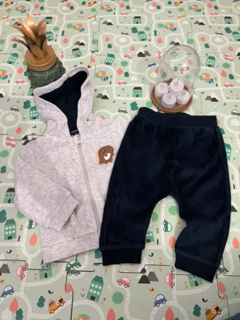 Ensemble jogging en velours 12 mois Kiabi