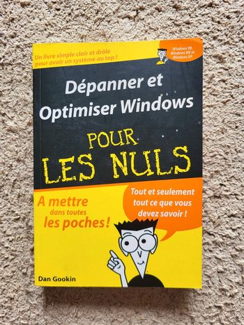 Livre Dépanner et optimiser Windows pour les Nuls de Dan Gookin