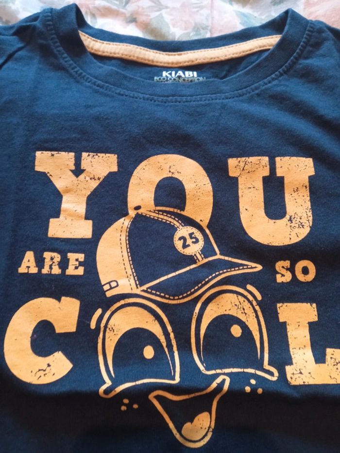 Tee-shirt marine Kiabi 5 ans - photo numéro 2