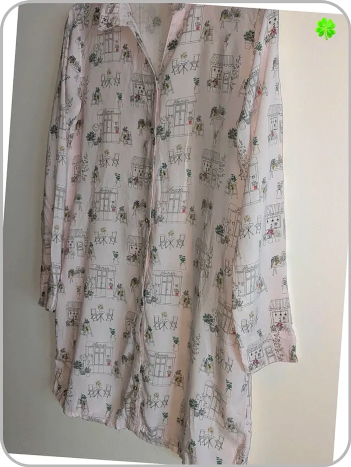 Haut de pyjama femme Darjeeling S - photo numéro 4
