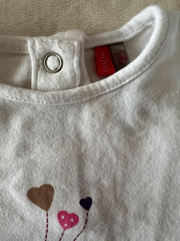 Ensemble t-shirt pantalon bébé 3M DPAM - photo numéro 2
