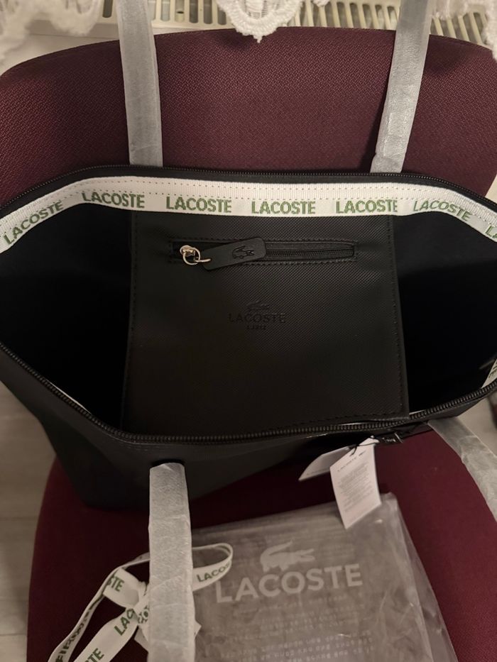 Sac Lacoste Noir Neuf - photo numéro 4