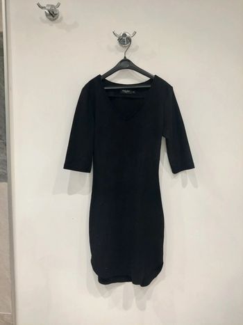 Robe noire suédine femme t36