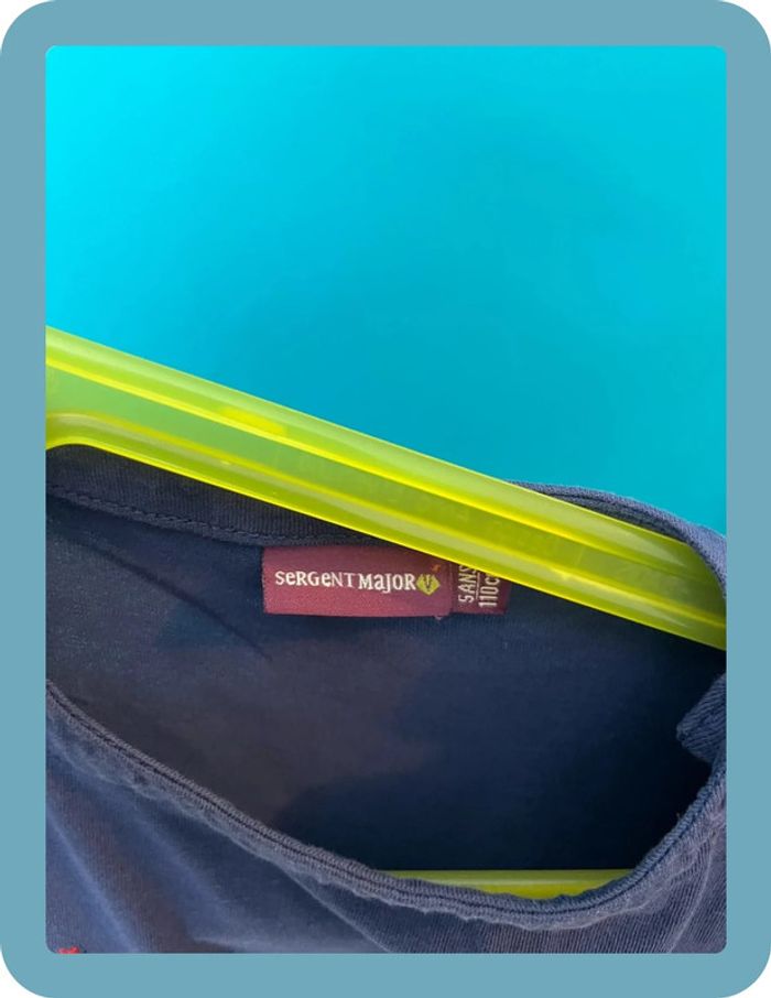 Joli t-shirt manches courtes 5 ans sergent Major - photo numéro 2