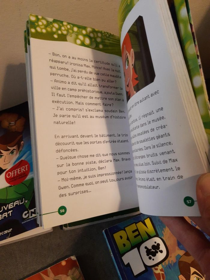 😺 livres ben 10 x5 enfant 8 ans😺 - photo numéro 5