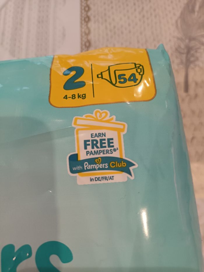 Couches  pampers  4-8 kgs - photo numéro 3