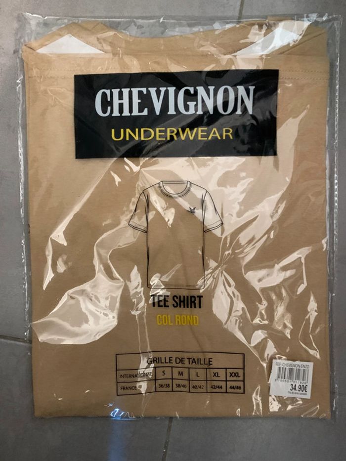t shirt homme chevignon - photo numéro 2